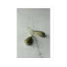 925 Sterling Silver Green Jasper Earrings