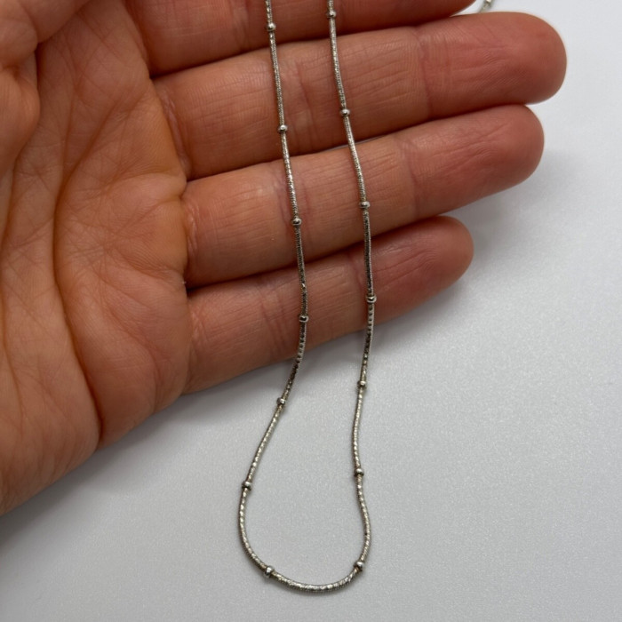 925 Sterling Silver Necklace Italy