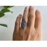 925 Sterling Silver Marcasites Ring Size 6.5