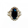 925 Sterling Silver Galiotis Openwork Ring Size 7