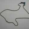 925 Sterling Silver Topaz Necklace Italy
