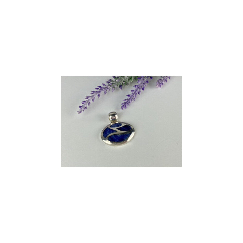 925 STERLING SILVER SODALITE PENDANT