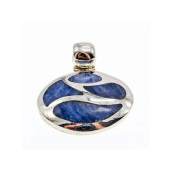 925 STERLING SILVER SODALITE PENDANT