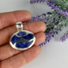 925 Sterling Silver Sodalite Pendant