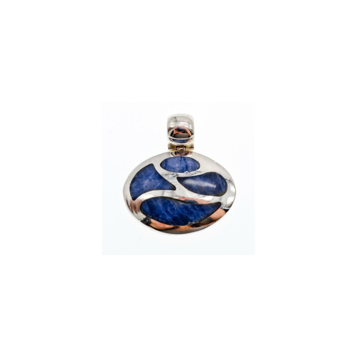 925 STERLING SILVER SODALITE PENDANT