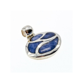 925 STERLING SILVER SODALITE PENDANT