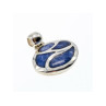 925 STERLING SILVER SODALITE PENDANT