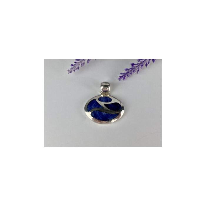 925 STERLING SILVER SODALITE PENDANT