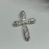 925 Sterling Silver CZ Cross