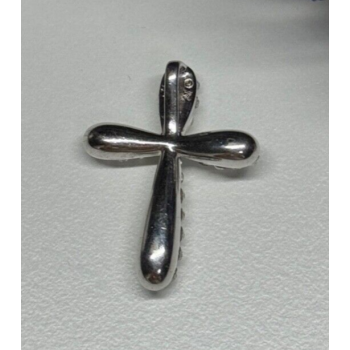 925 Sterling Silver CZ Cross