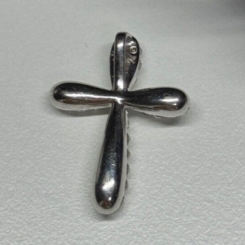 925 Sterling Silver CZ Cross