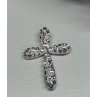 925 Sterling Silver CZ Cross