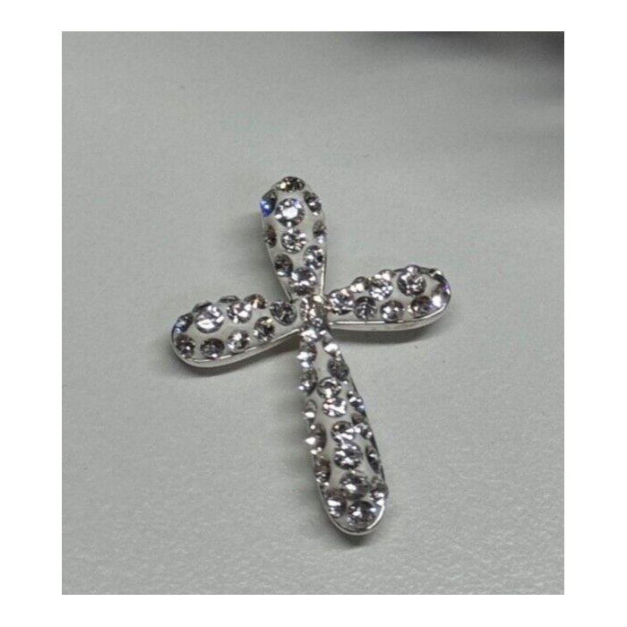 925 Sterling Silver CZ Cross