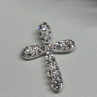 925 Sterling Silver CZ Cross