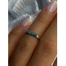 925 Sterling Silver Malachite Ring Size 5
