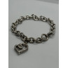 925 STERLING SILVER  DIAMOND HEART KSJ  BRACELET
