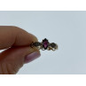 925 Sterling Silver Almandine Ring Size 7