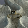 925 Sterling Silver Rj Topaz Ring Size 7