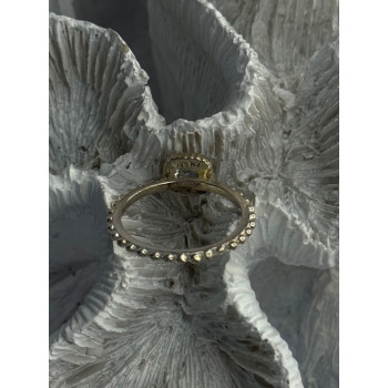 925 Sterling Silver Rj Topaz Ring Size 7