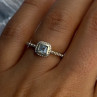 925 Sterling Silver Rj Topaz Ring Size 7