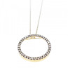 14K Yellow Gold Diamonds Chain With Pendant
