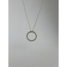 14K Yellow Gold Diamonds Chain With Pendant