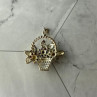 925 Sterling Silver Multi Gemstones Flowers Pendant