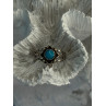 925 Sterling Silver Turquoise Ring Size 5.5