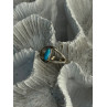 925 Sterling Silver Turquoise Ring Size 5.5