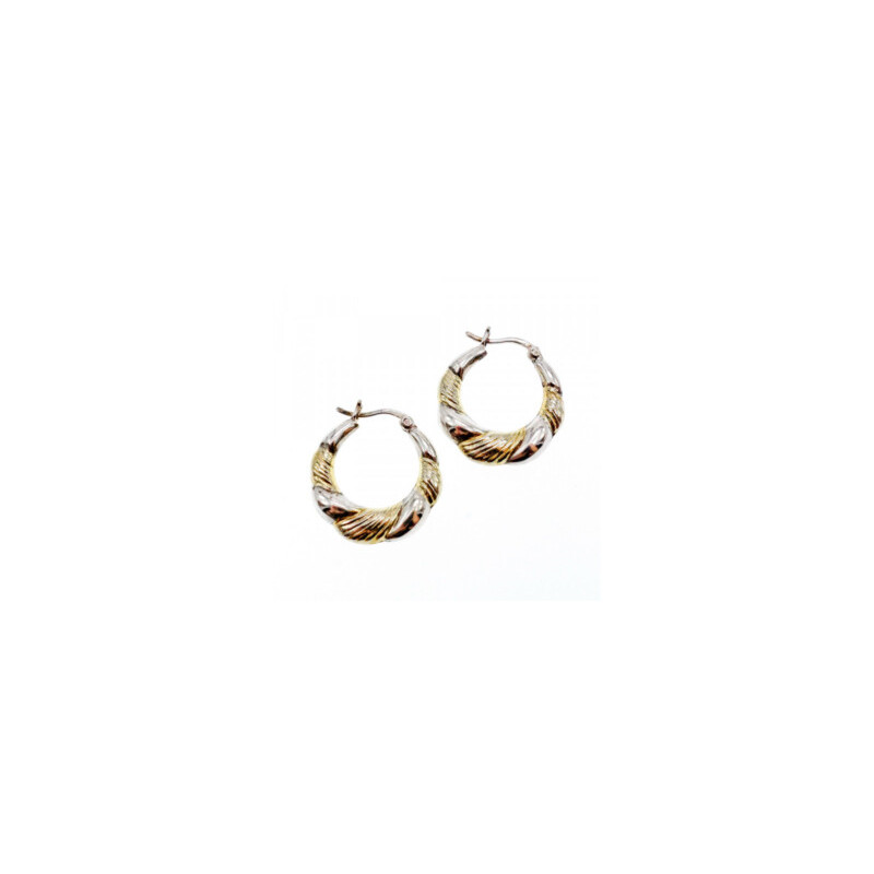 925 Sterling Silver Gold Plated Earrings