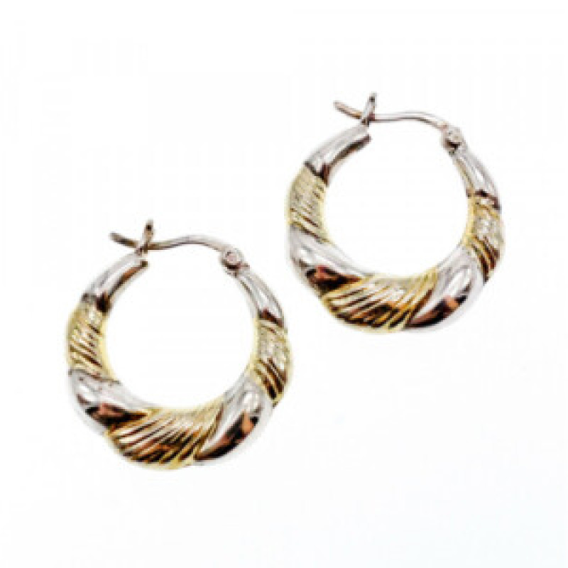 925 Sterling Silver Gold Plated Earrings