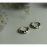 925 Sterling Silver Gold Plated Earrings