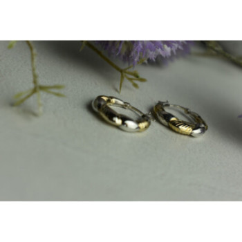 925 Sterling Silver Gold Plated Earrings