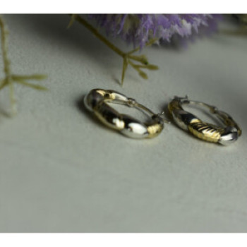 925 Sterling Silver Gold Plated Earrings