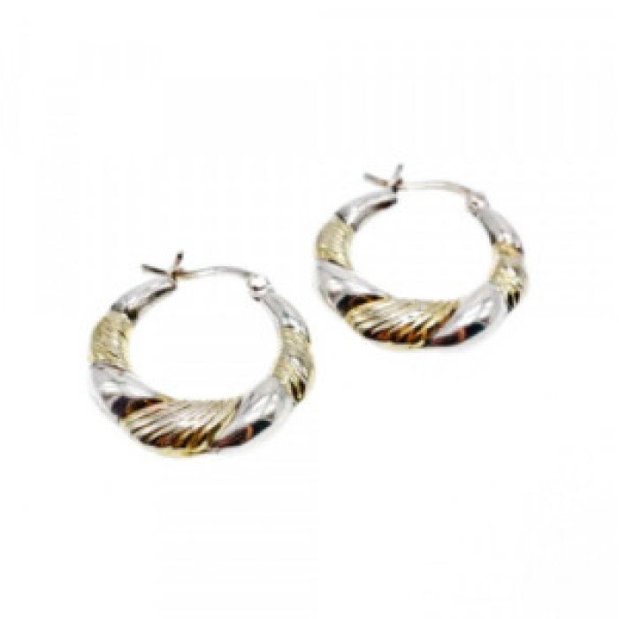 925 Sterling Silver Gold Plated Earrings