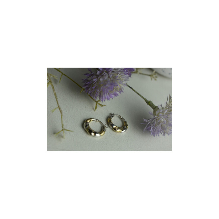 925 Sterling Silver Gold Plated Earrings