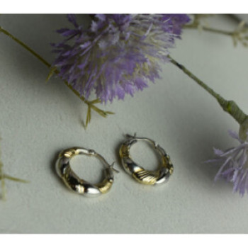 925 Sterling Silver Gold Plated Earrings
