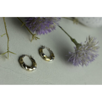 925 Sterling Silver Gold Plated Earrings