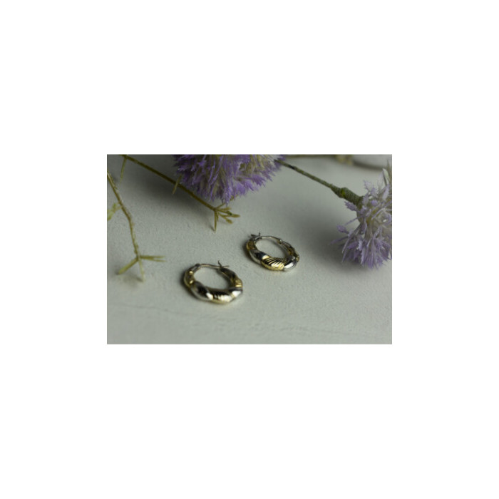 925 Sterling Silver Gold Plated Earrings