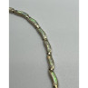 925 Sterling Silver Opal Bracelet 7.5 in