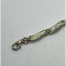 925 Sterling Silver Opal Bracelet 7.5 in
