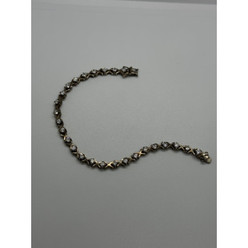 925 STERLING SILVER CZ BRACELET