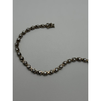 925 STERLING SILVER CZ BRACELET