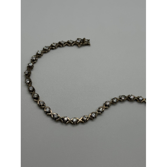 925 STERLING SILVER CZ BRACELET