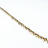 925 Sterling Silver Citrine & Amethyst Bracelet Size 7.5 IN