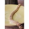 925 Sterling Silver Citrine & Amethyst Bracelet Size 7.5 IN