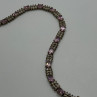 925 Sterling Silver Morganite & Goshenite Bracelet