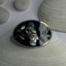 Elegant Design Germany 925 Sterling Silver Leaf Brooch Length 1.10 Inch