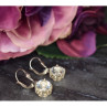 925 Sterling Silver Clear Quartz Earrings