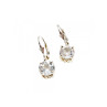 925 Sterling Silver Clear Quartz Earrings